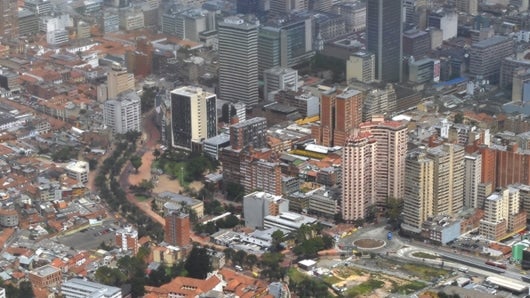 Panorámica de Bogotá D.C. Foto: AFP