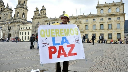La Secretaría Permanente de la Cumbre Mundial de Ganadores de Premios Nobel, ubicada en Roma, eligió en marzo de 2016 a Bogotá como anfitriona . Foto: AFP