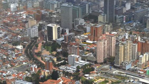 Panorámica de Bogotá. Foto: AFP