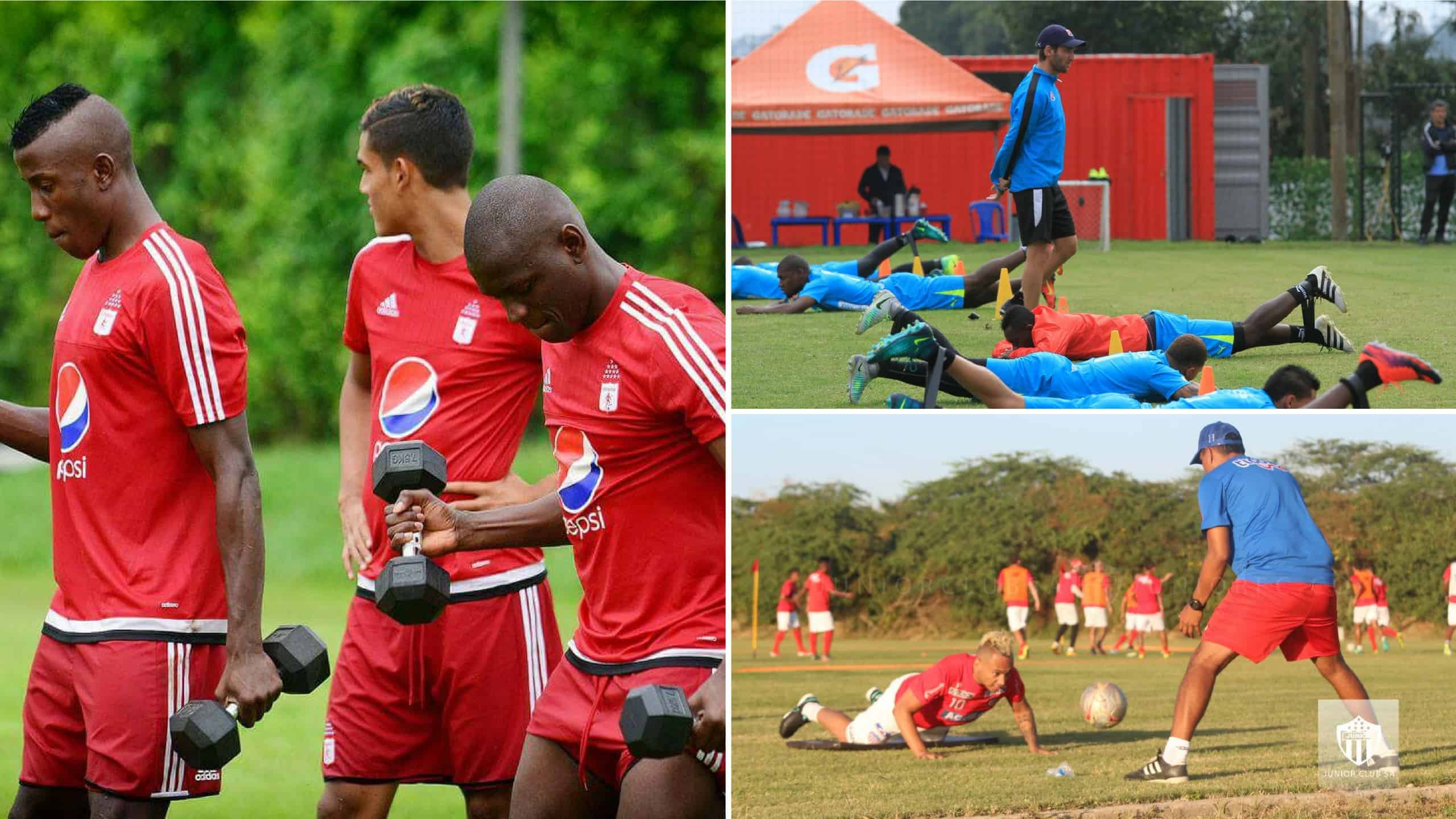 Foto @AmericadeCali @DIM_Oficial @JuniorClubSA