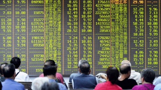 La Comisión Reguladora del Mercado de Valores de China reconoció que hay "pánico" en las bolsas chinas. Foto: AFP