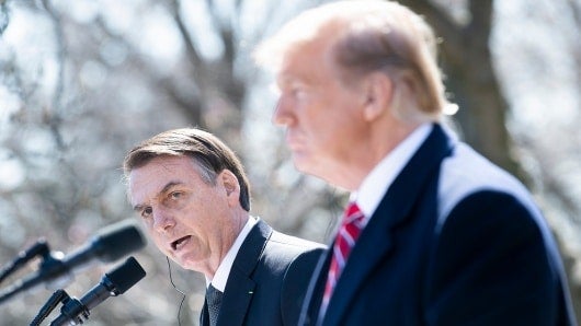 FOTO: Jair Bolsonaro- Donald Trump.