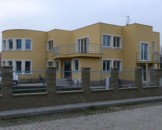 La embajada de la Autoridad Palestina en Praga. Foto: AFP