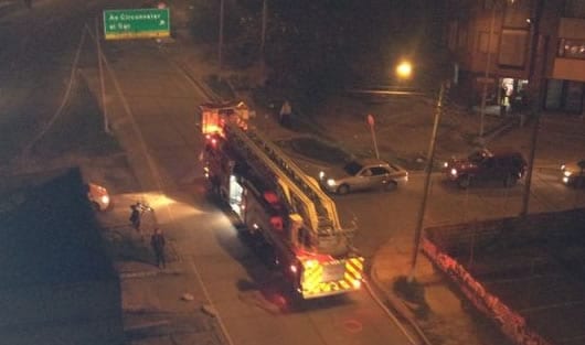 La Policía descartó que se trate de una acción terrorista. Foto: Bomberos.