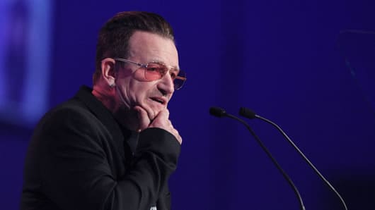 Bono. Foto: AFP