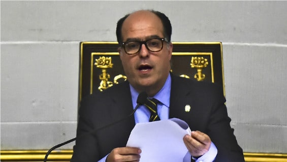 Julio Borges, Presidente de Asamblea Nacional de Venezuela. Foto: AFP