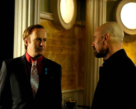 El abogado Saul Goodman junto a Walter White. Foto: oficial