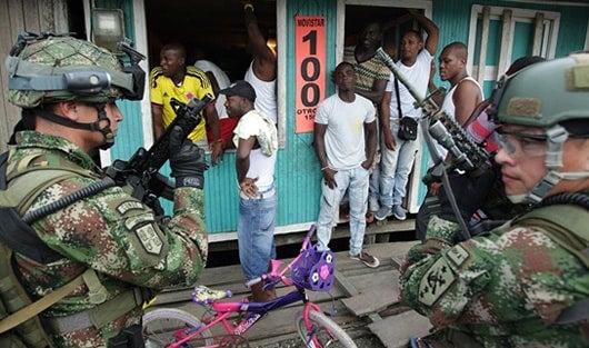 En 2013, Buenaventura registró una tasa de 49,6 muertos por cada 100.000 habitantes, por encima del promedio de Colombia. Foto: EFE