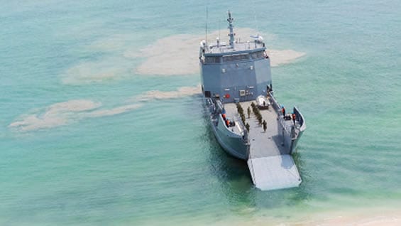 Es el segundo buque diseñado para ayudas humanitarias en el país. Foto: Armada Nacional de Colombia