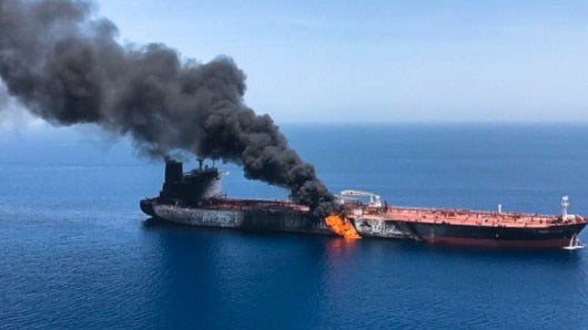 Uno de los barcos que habría sido atacado. Foto: AFP