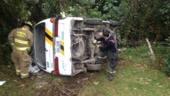 Se espera que en las próximas horas se establezcan las causas del accidente. Foto: Bomberos.