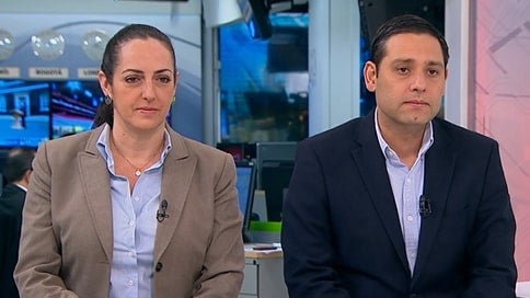 María Fernanda Cabal y Óscar Mauricio Lizcano. Foto: Noticias RCN.