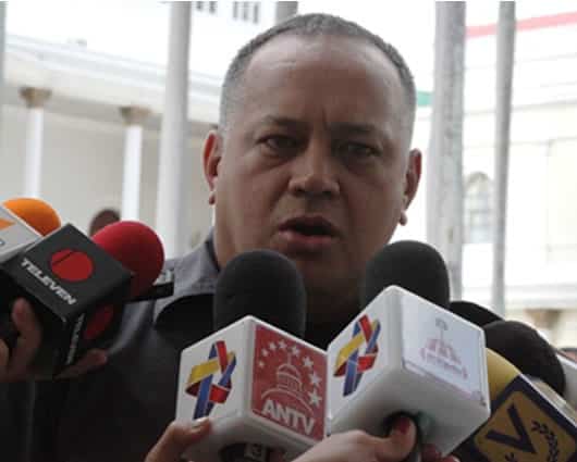 Diosdado Cabello, presidente del Parlamento venezolano. Foto oficial.