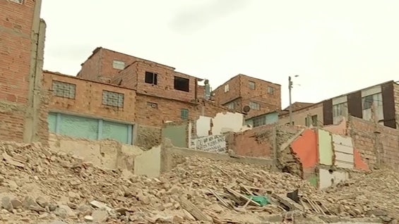 Quienes se quejan dicen que los predios demolidos han generado aumento en la inseguridad del sector. Foto: NoticiasRCN