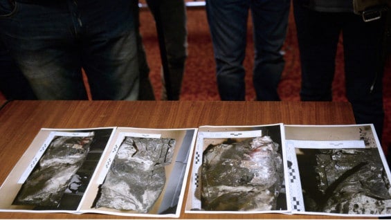 La caja negra fue hallada este jueves. Foto: AFP