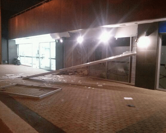 La explosión se presentó en un cajero en la localidad de Teusaquillo. Foto: @EDWINRIKO