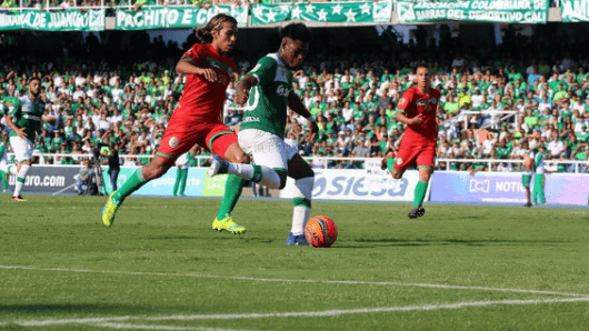 Deportivo Cali ante Cortuluá. Foto: @AsoDeporCali