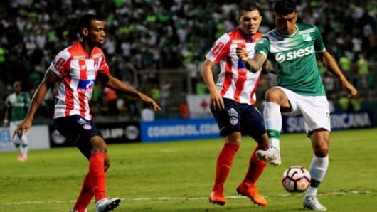 Deportivo Cali empata 1-1 en casa ante Atlético Junior en la Sudamericana. Foto: @AsoDeporCali.