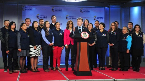 El presidente Santos aseguró que el programa va encaminado al mejoramiento de la calidad educativa en el país. Foto: oficial.