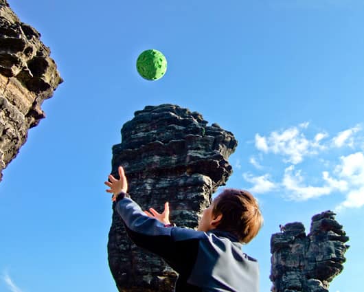 La cámara se activa al lanzarla al aire. Foto: oficial