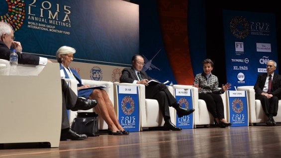 Expertos reunidos en Lima explicaron el panorama climático del mundo. Foto: AFP.