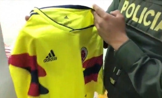 Camiseta Selección Colombia. Forto: NoticiasRCN.com