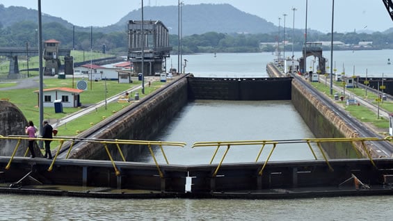 Canal de Panamá. Foto: AFP