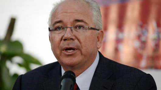 Rafael Ramírez estaba al frente de la presidencia de la estatal Petróleos de Venezuela (PDVSA). AFP