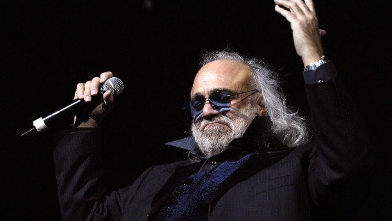 Demis Roussos, cantante griego Foto AFP