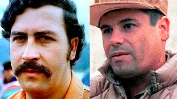 Pablo Escobar y 'El Chapo' Guzmán, dos caras del sangriento narcotráfico