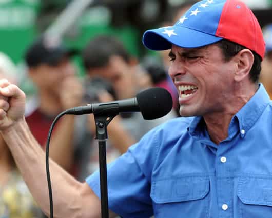 Henrique Capriles, líder de la oposición venezolana. Foto: AFP