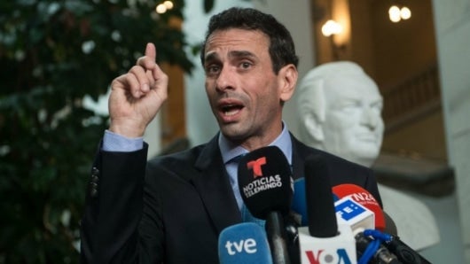Henrique Capriles, líder opositor venezolano. Foto: AFP.