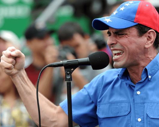 Henrique Capriles, líder de la oposición venezolana. Foto: AFP