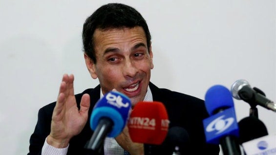 Henrique Capriles, gobernador del estado Miranda. Foto: EFE.