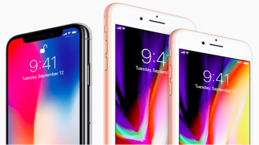 iPhone X, iPhone 8 y iPhone 8 Plus / Foto: Apple