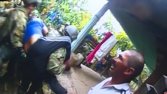 En medio del fuego el soldado Ambrosio Cárdenas perdió la vida. Foto: NoticiasRCN