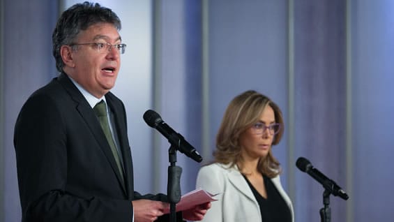 Los ministros Cárdenas y Parody. Foto: Oficial.