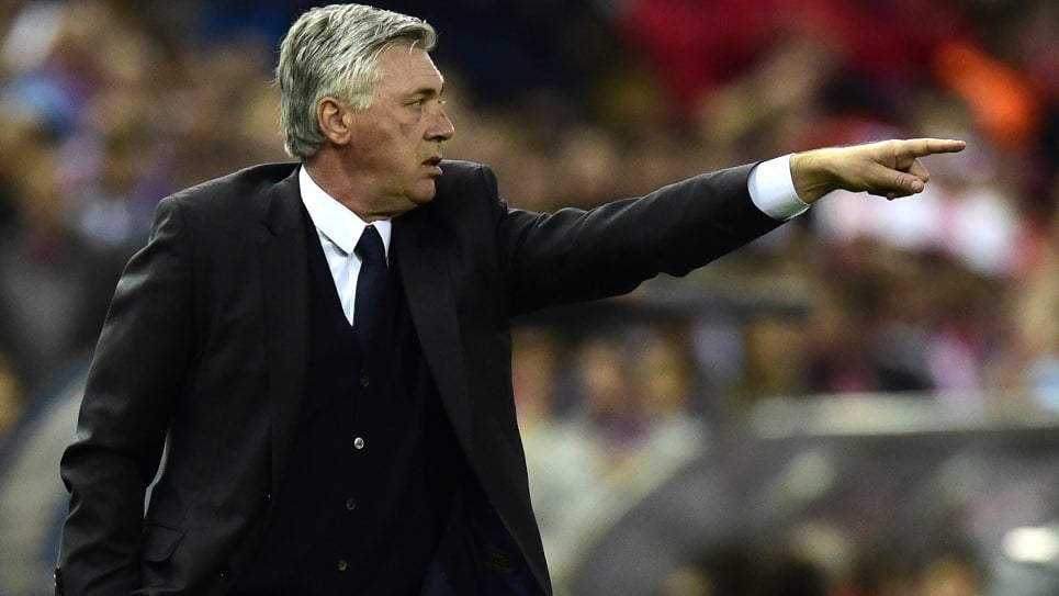 Carlo Ancelotti, técnico del Real Madrid. AFP