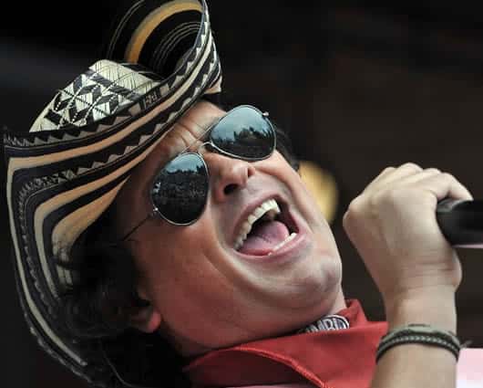 Carlos Vives, cantante colombiano. Foto: AFP