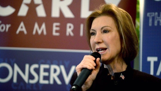 Carly Fiorina, empresaria norteamericana. Foto: AFP.