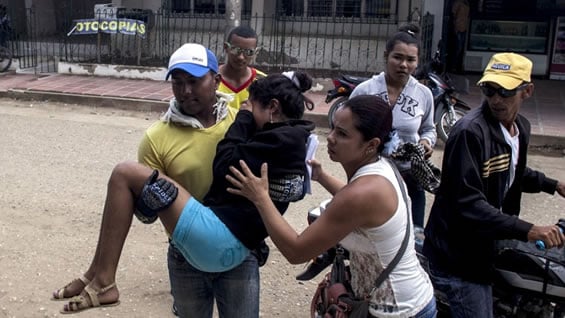 La emergencia en Carmen de Bolívar continúa tras siete meses de los primeros casos. Foto: AFP.