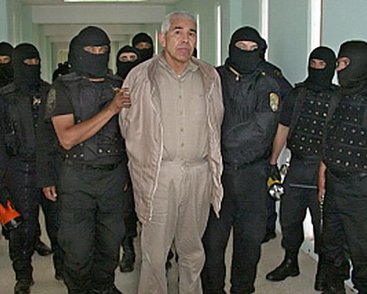 Rafael Caro Quintero en la prisión de Guadalajara en el 2005. Foto: AFP