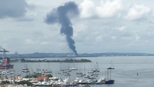 Se han presentado por lo menos 3 explosiones. Foto: @ivosalamanca