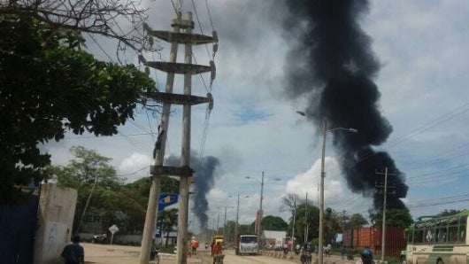 Las explosiones en Cartagena.