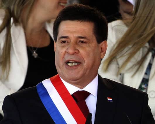 El presidente paraguayo, Horacio Cartes. Foto: AFP