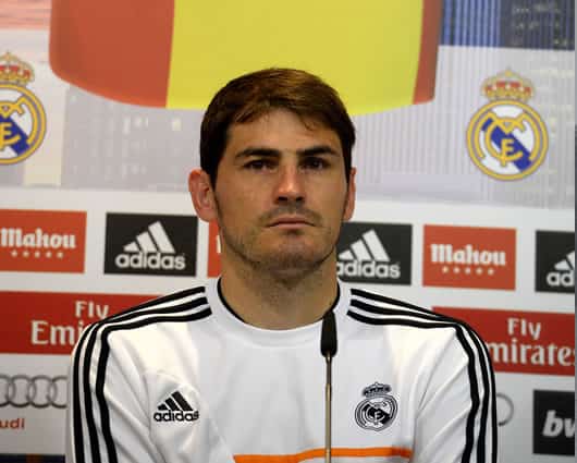 Iker Casillas arquero del Real Madrid. AFP