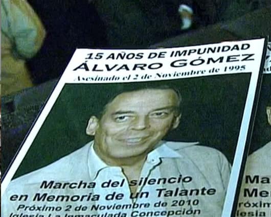 Tampoco se puede hablar de un crimen de lesa humanidad la muerte de Gómez Hurtado.