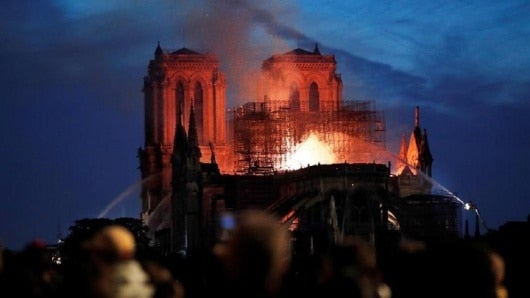 FOTO: Incendio Catedral Notre Dam