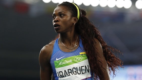 Caterine Ibargüen. Foto: AFP.