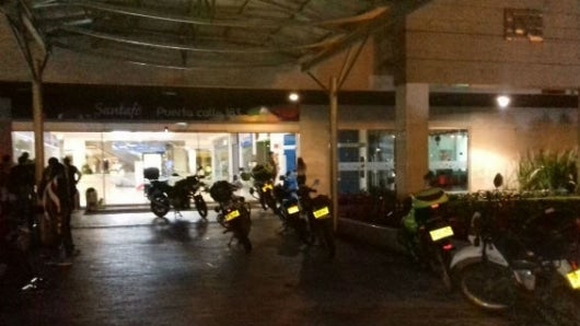 El hecho se presentó en el centro comercial Santafé. Foto: cortesía